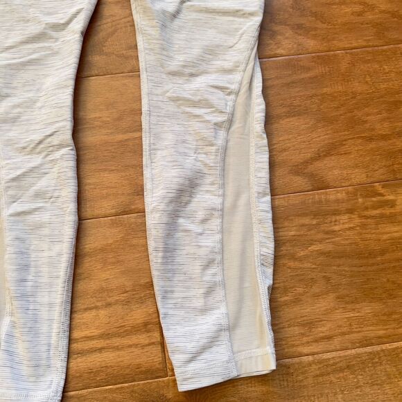 Lululemon Train Times Pant 25" Size 6 Wee Are From Space Sheer Blue Chambray - Picture 11 of 12